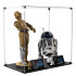 Vitrine LEGO® Star Wars™ C-3PO™ 75398 R2-D2™ 75379