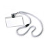 Portanombres 60×90 mm con lanyard / cordón para acreditación