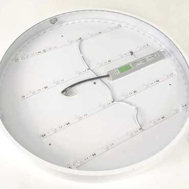 Letrero mural redondo con LED e impresión