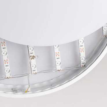 Letrero mural redondo con LED e impresión