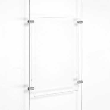 vitrinas inmobiliarias | displays para inmobiliarias | Vitrinas acrílicas suspendidas, sistemas de cables, para inmobiliarias | 