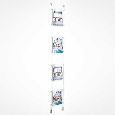 carpetas colgantes|sistema de suspensión|sistema de cable|organizador vertical|display de tienda