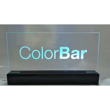 acrílico iluminado con led 50 X 20 cm