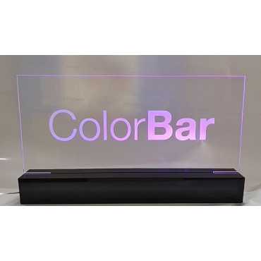 acrílico iluminado con led 50 X 20 cm